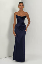 Saffron Maxi Dress - Navy