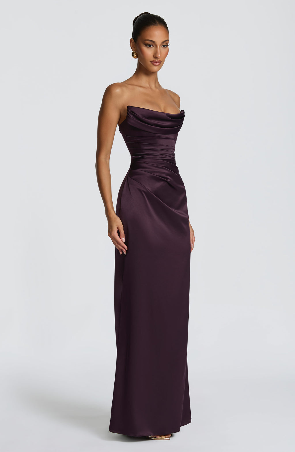 Saffron Maxi Dress - Plum