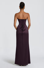 Saffron Maxi Dress - Plum