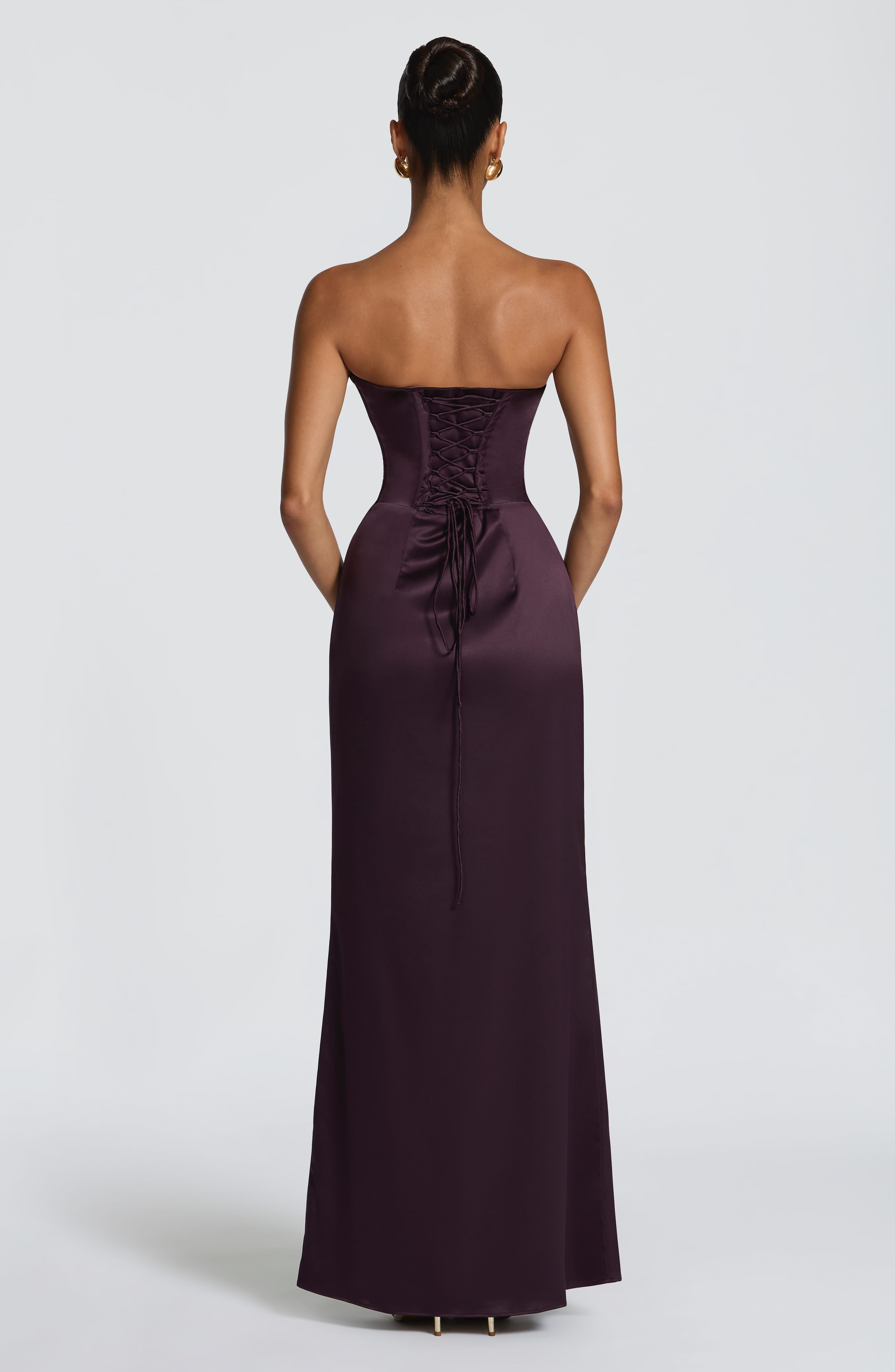Saffron Maxi Dress - Plum