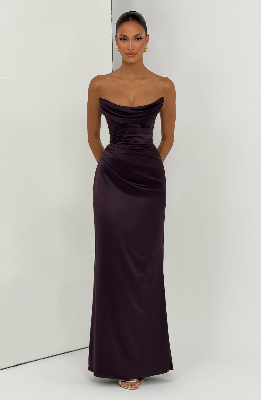 Saffron Maxi Dress - Plum