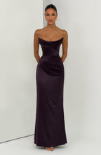 Saffron Maxi Dress - Plum
