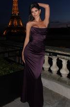 Saffron Maxi Dress - Plum