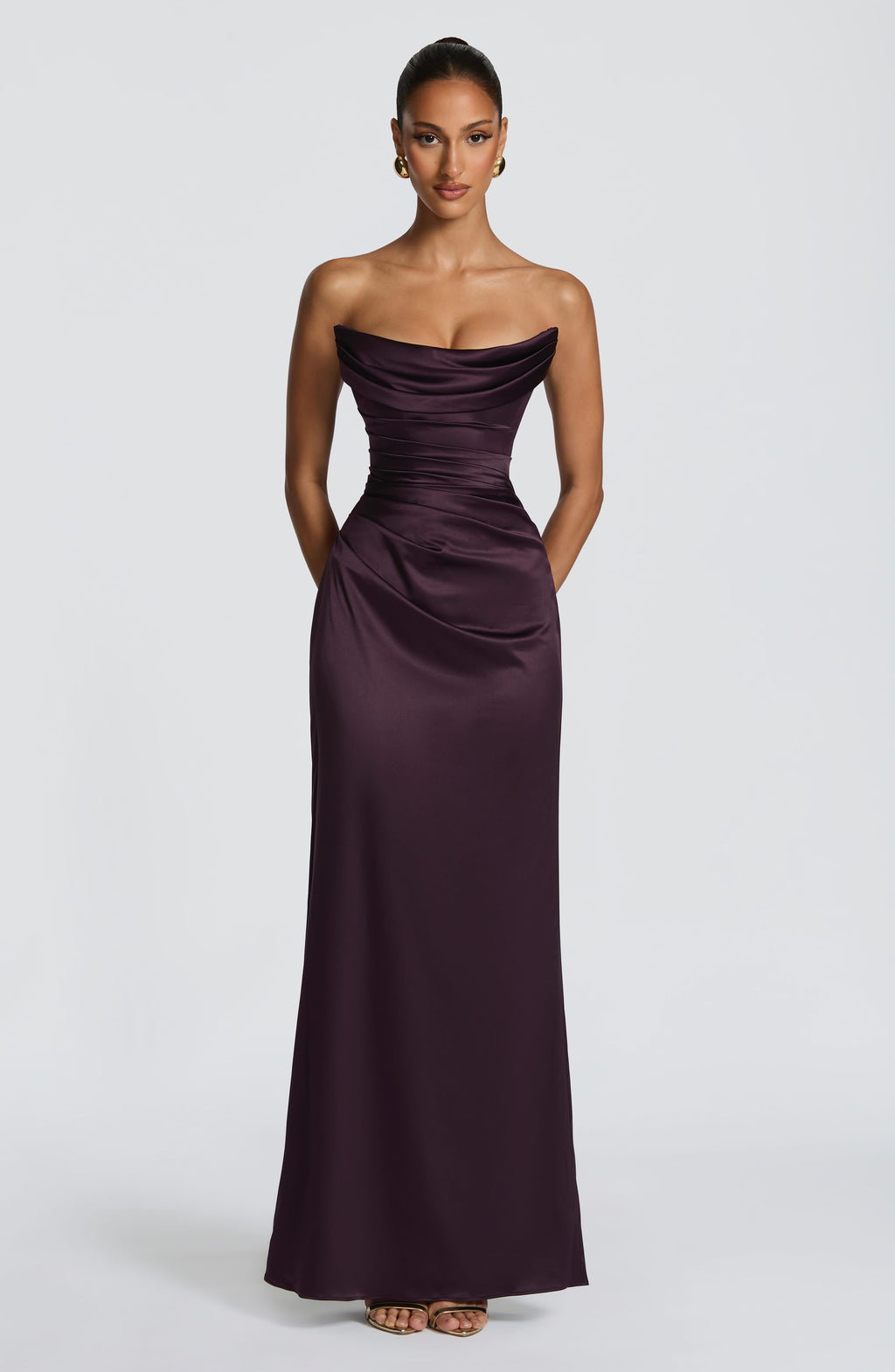 Saffron Maxi Dress - Plum