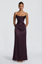 Saffron Maxi Dress - Plum