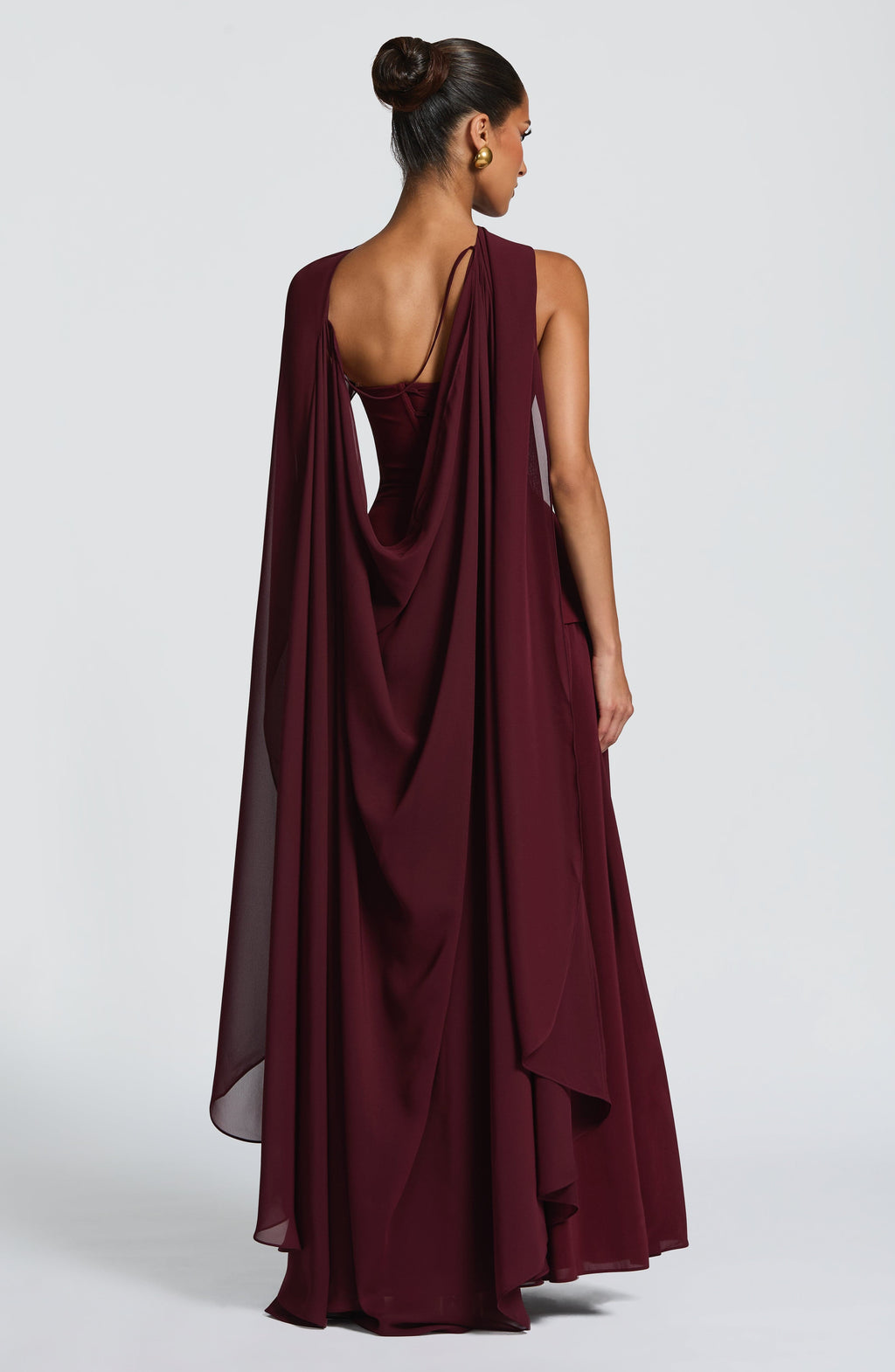 Ruby Maxi Dress - Cherry Lacquer