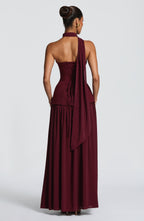 Ruby Maxi Dress - Cherry Lacquer