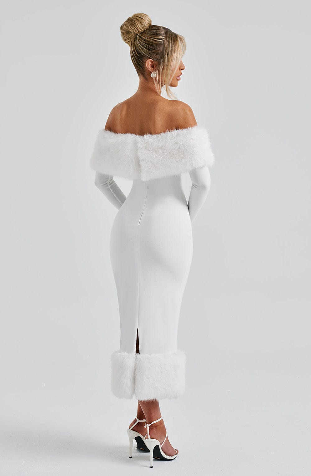 Harriet Midi Dress - Ivory