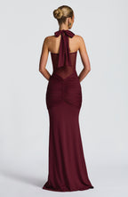 Aurora Maxi Dress - Cherry Lacquer