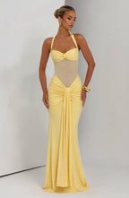 Aurora Maxi Dress - Lemon