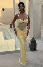 Aurora Maxi Dress - Lemon