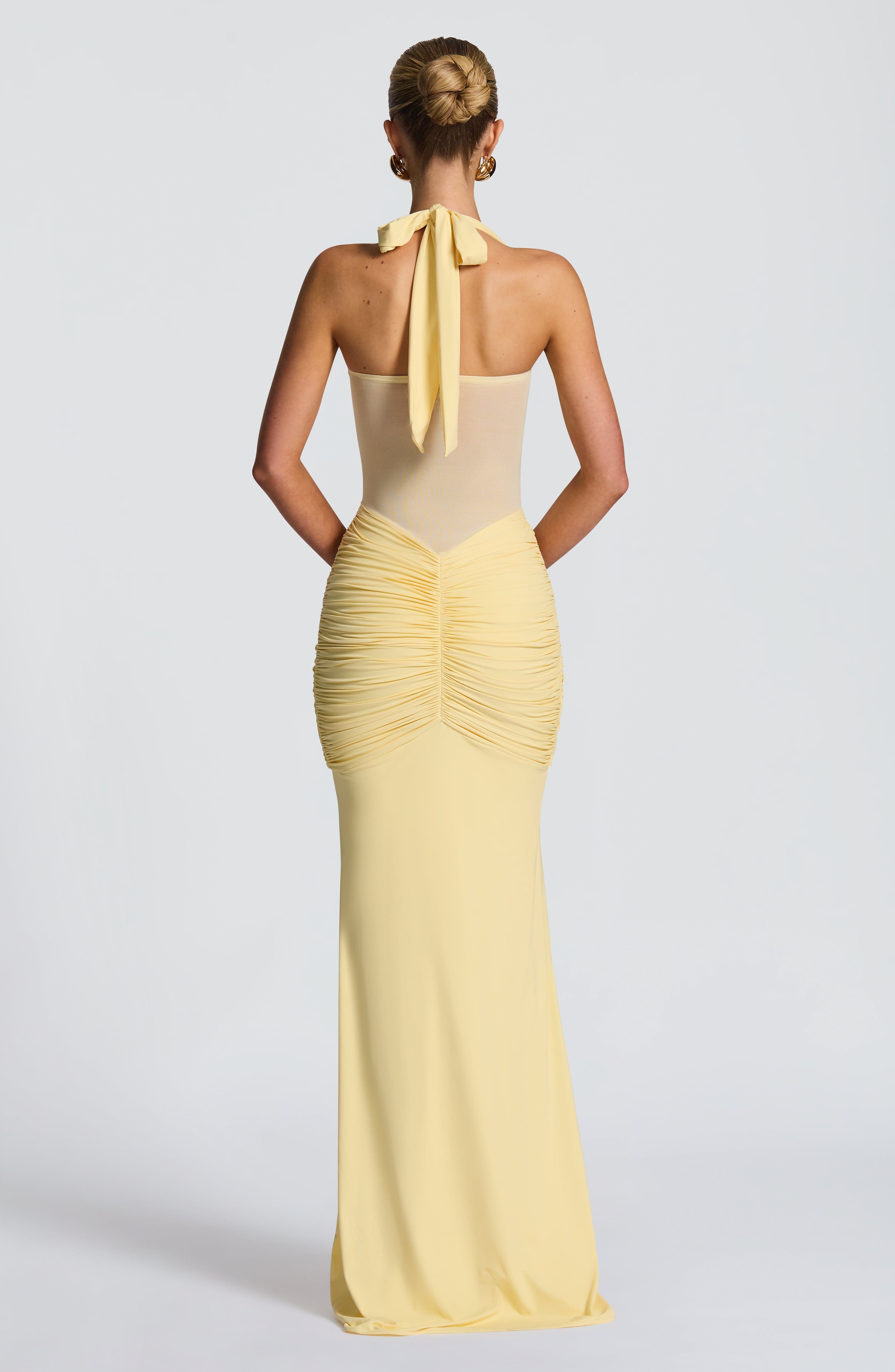 Aurora Maxi Dress - Lemon
