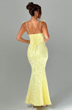 Natalia Maxi Dress - Lemon