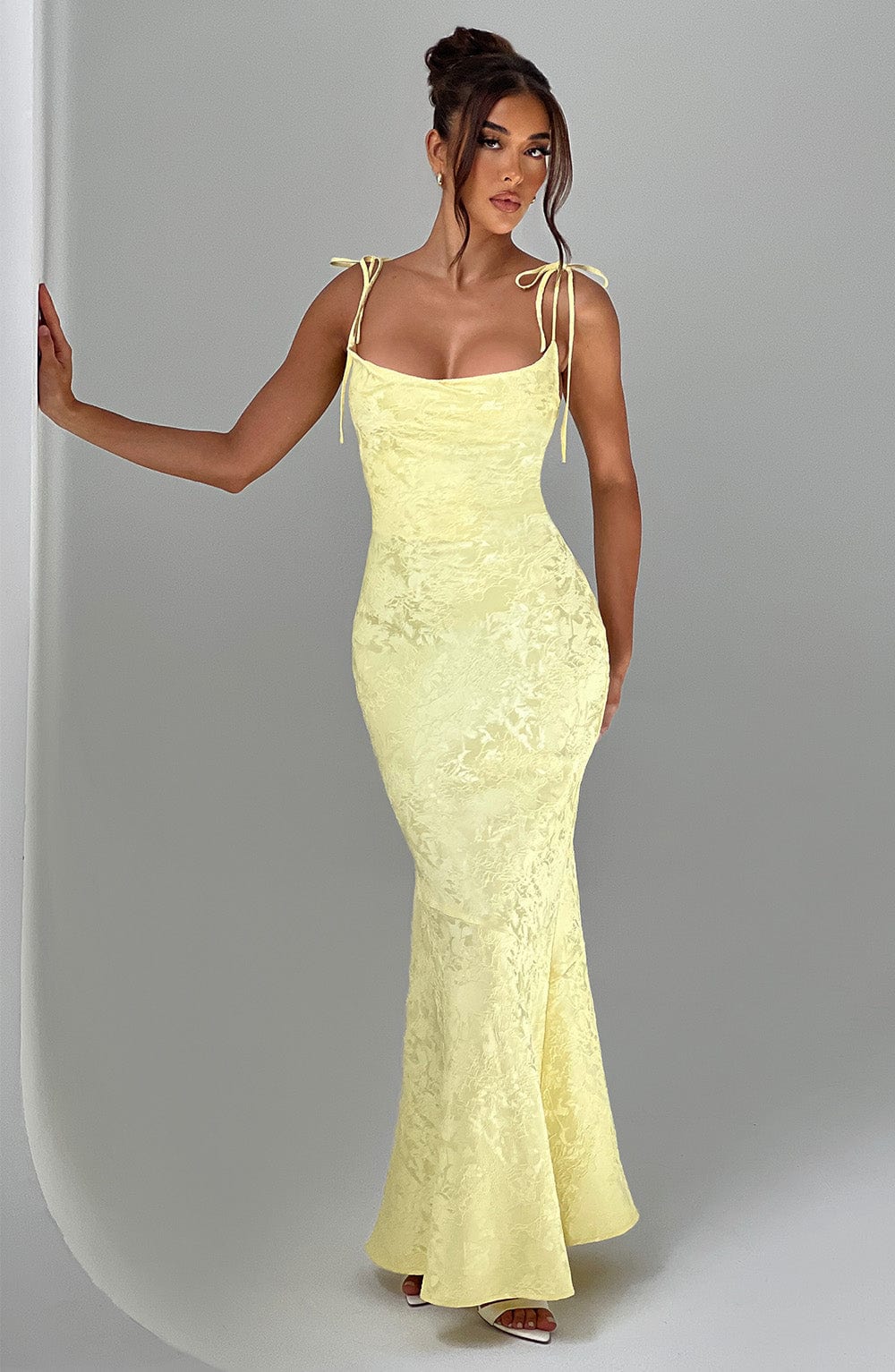 Natalia Maxi Dress - Lemon
