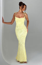 Natalia Maxi Dress - Lemon