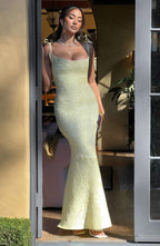 Natalia Maxi Dress - Lemon