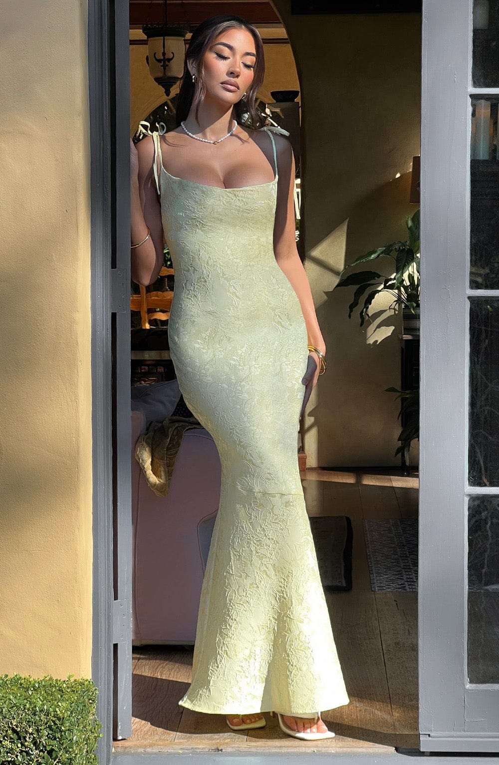 Natalia Maxi Dress - Lemon