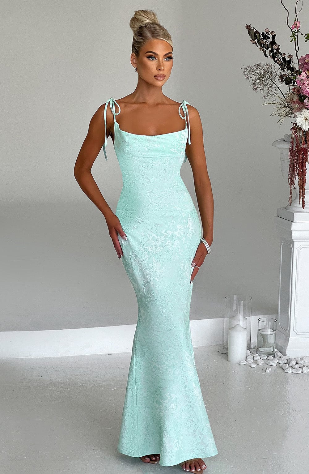Chloe Maxi Dress - Mint