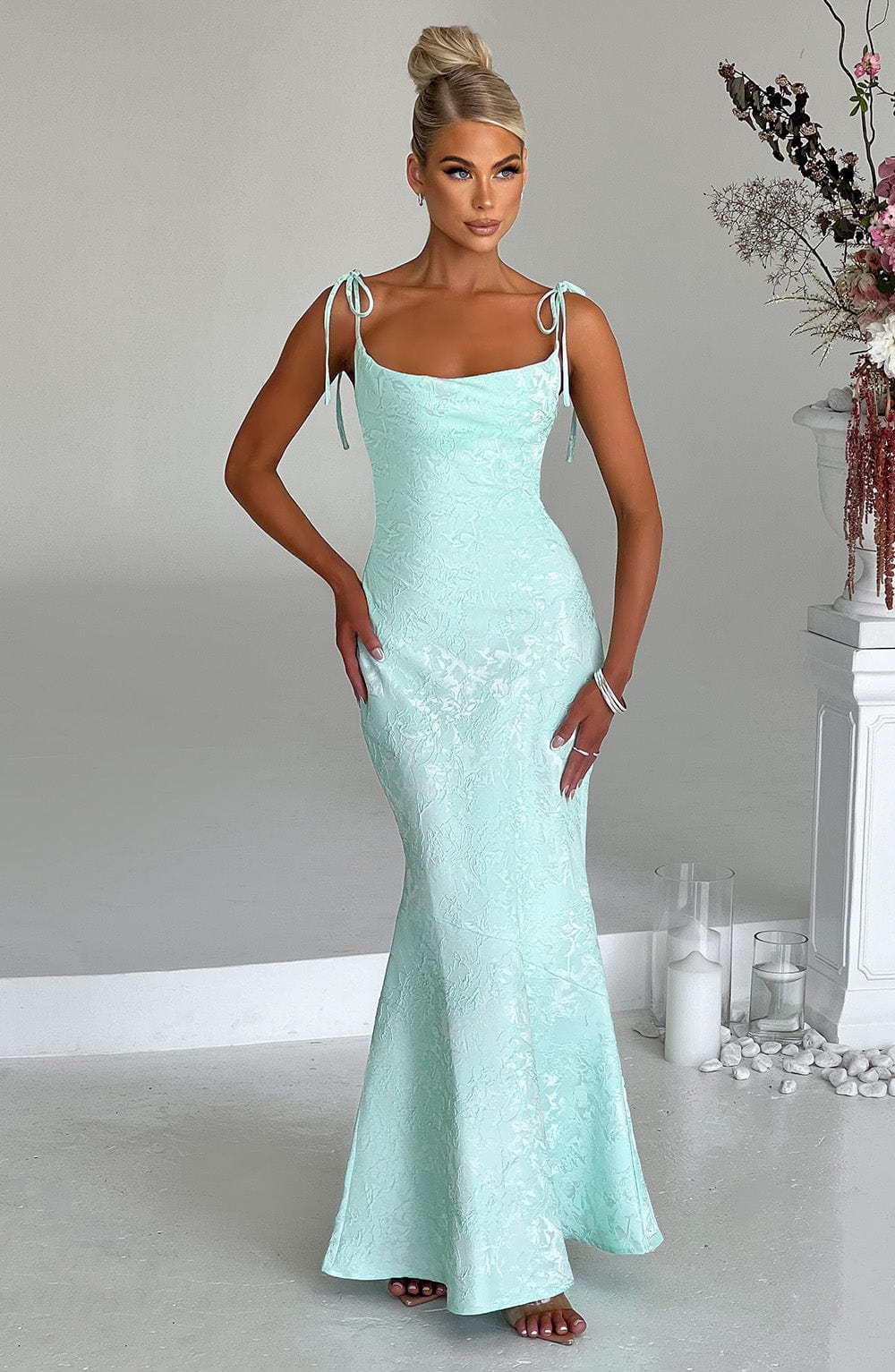 Chloe Maxi Dress - Mint
