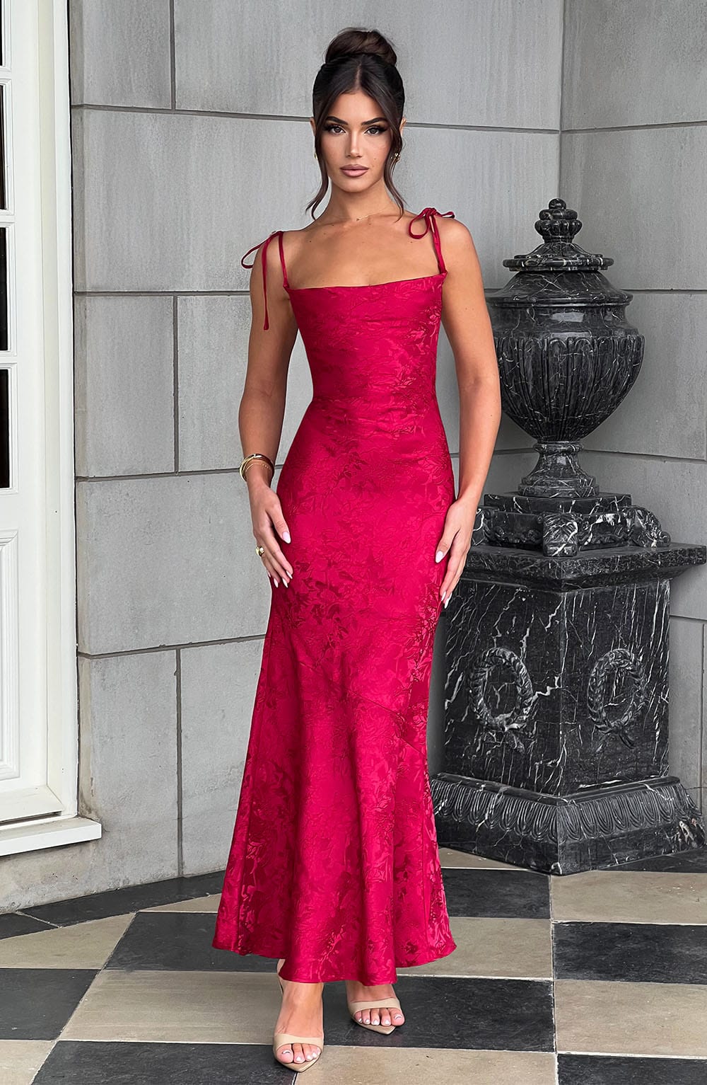 Olivia Maxi Dress - Red