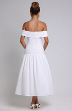Lauren Midaxi Dress - Ivory
