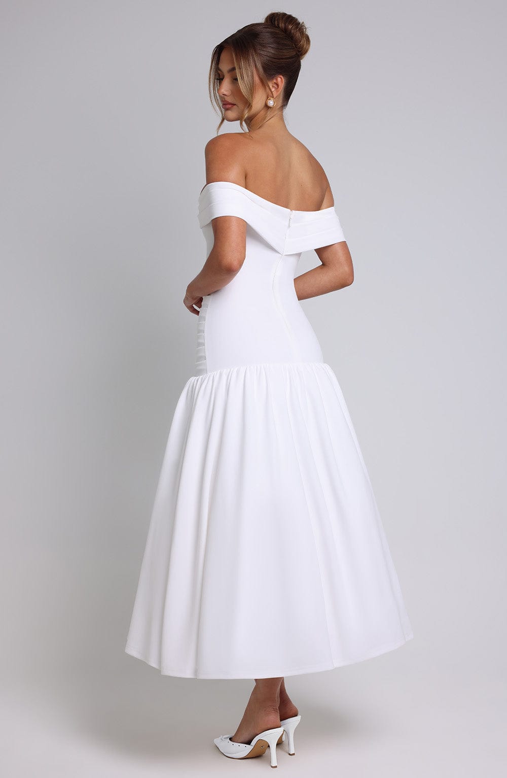 Lauren Midaxi Dress - Ivory