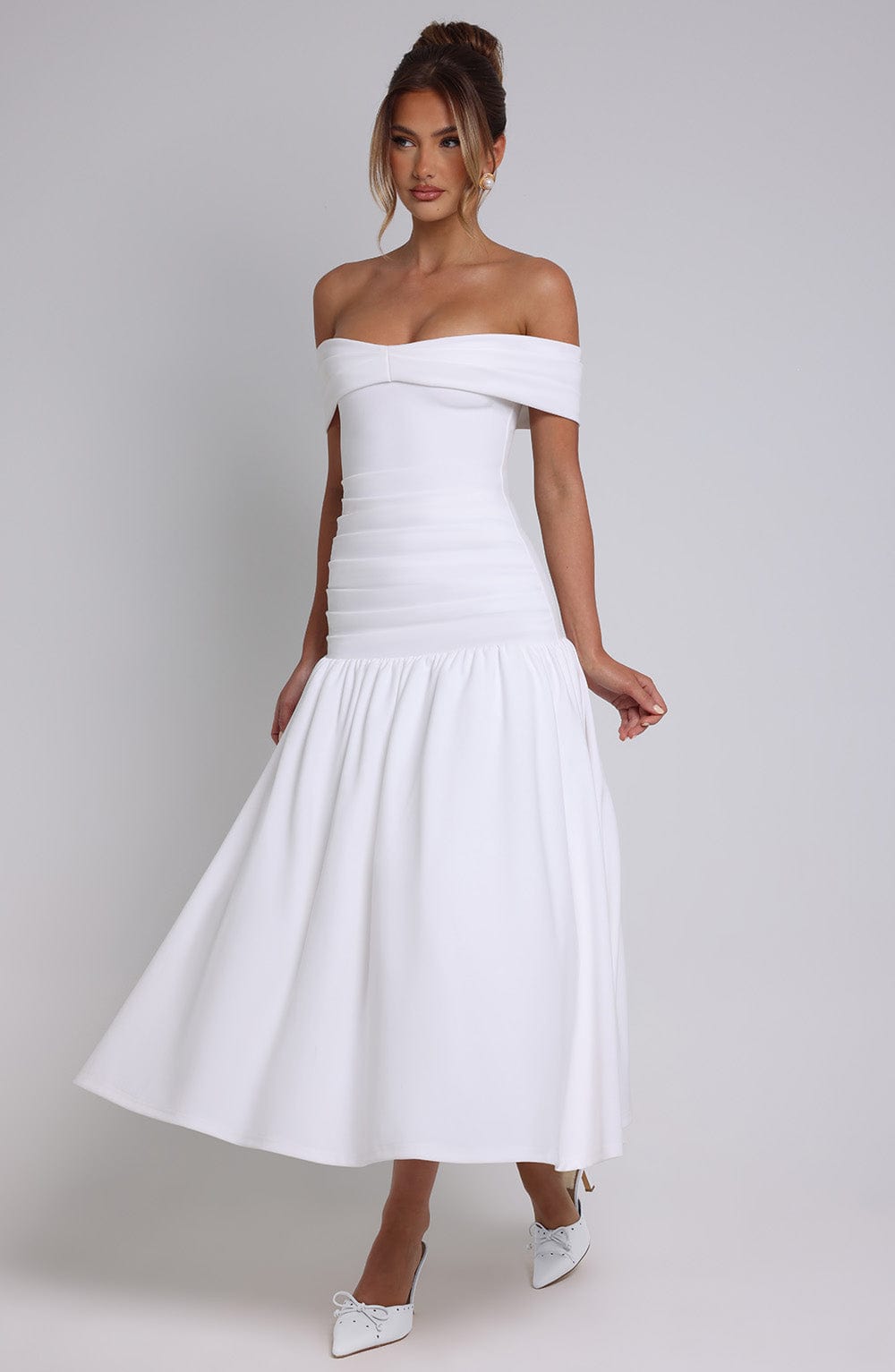Lauren Midaxi Dress - Ivory