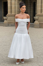 June Midaxi Dress - Ivory