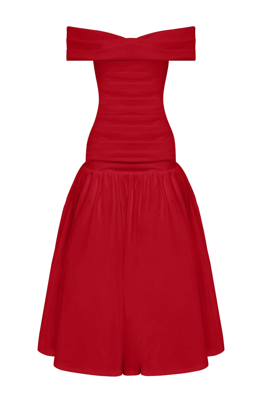 June Midaxi Dress - Red