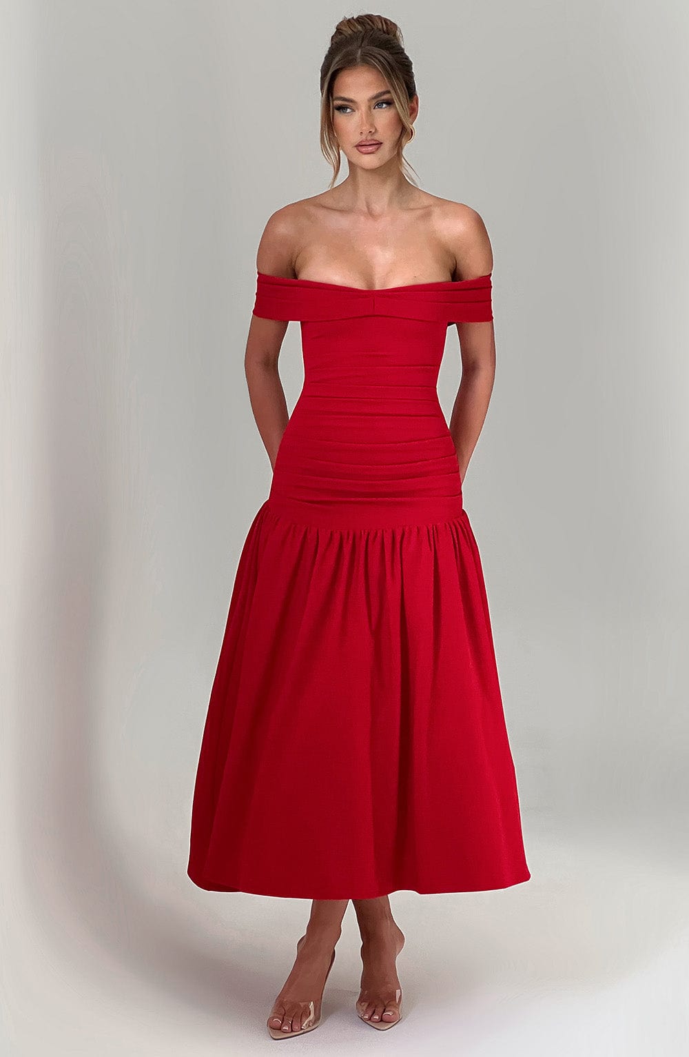Lauren Midaxi Dress - Red