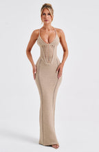 Laila Maxi Dress - Beige