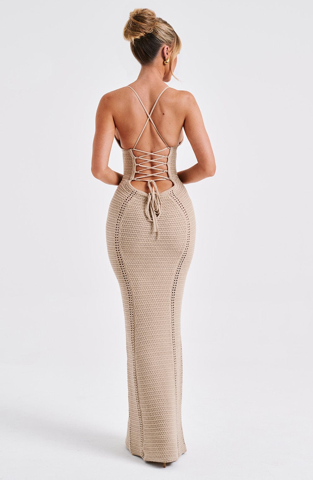 Laila Maxi Dress - Beige