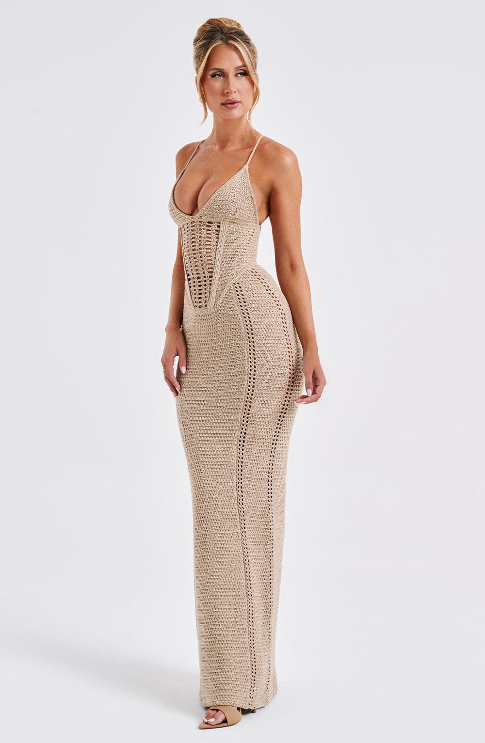 Laila Maxi Dress - Beige