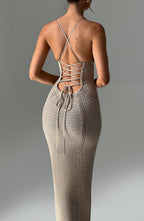 Laila Maxi Dress - Beige