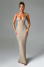 Laila Maxi Dress - Beige