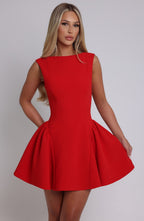 Chloe Mini Dress - Red