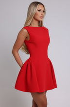 Chloe Mini Dress - Red
