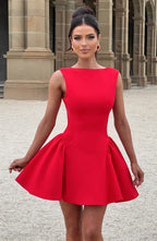 Chloe Mini Dress - Red