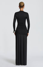 Lila Maxi Dress - Black