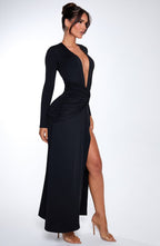 Lila Maxi Dress - Black