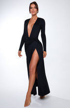 Lila Maxi Dress - Black
