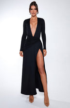 Lila Maxi Dress - Black