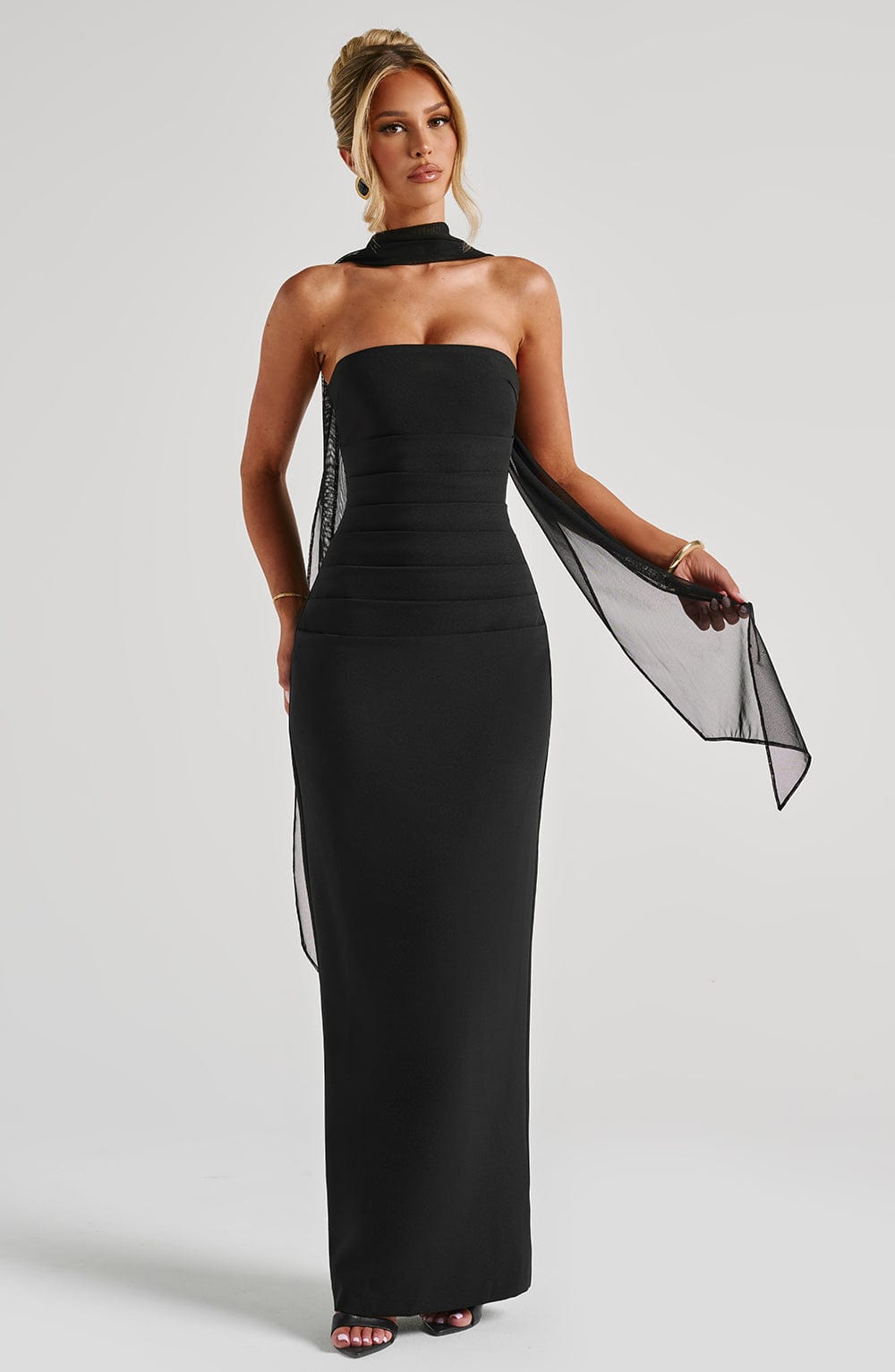 Lucia Maxi Dress - Black