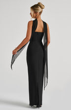 Lucia Maxi Dress - Black