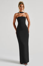 Lucia Maxi Dress - Black
