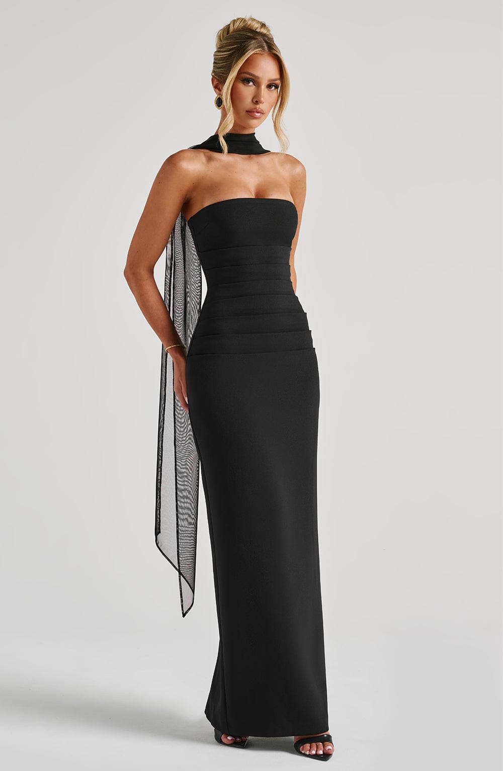 Lucia Maxi Dress - Black