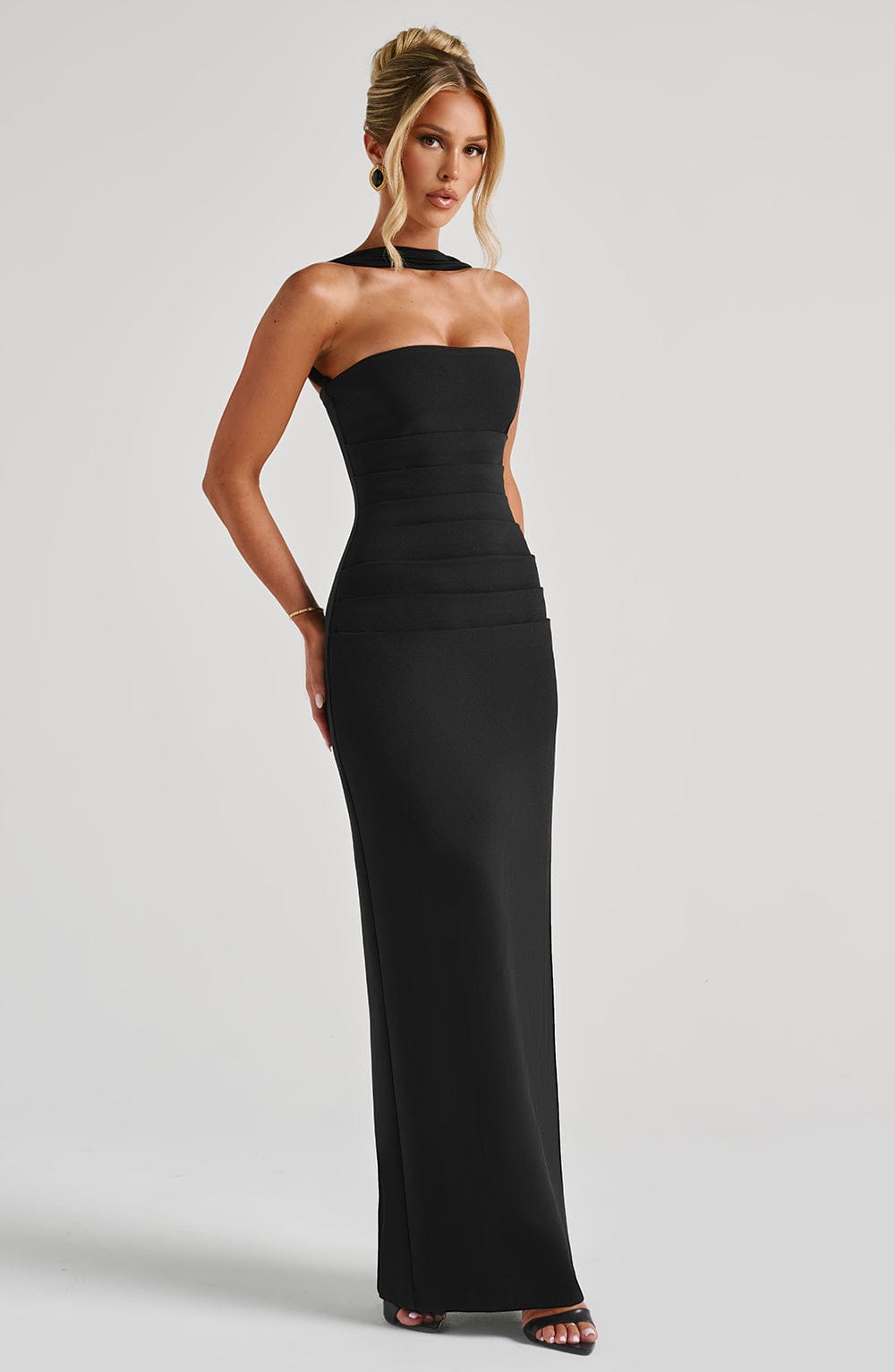 Lucia Maxi Dress - Black