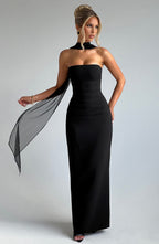 Lucia Maxi Dress - Black