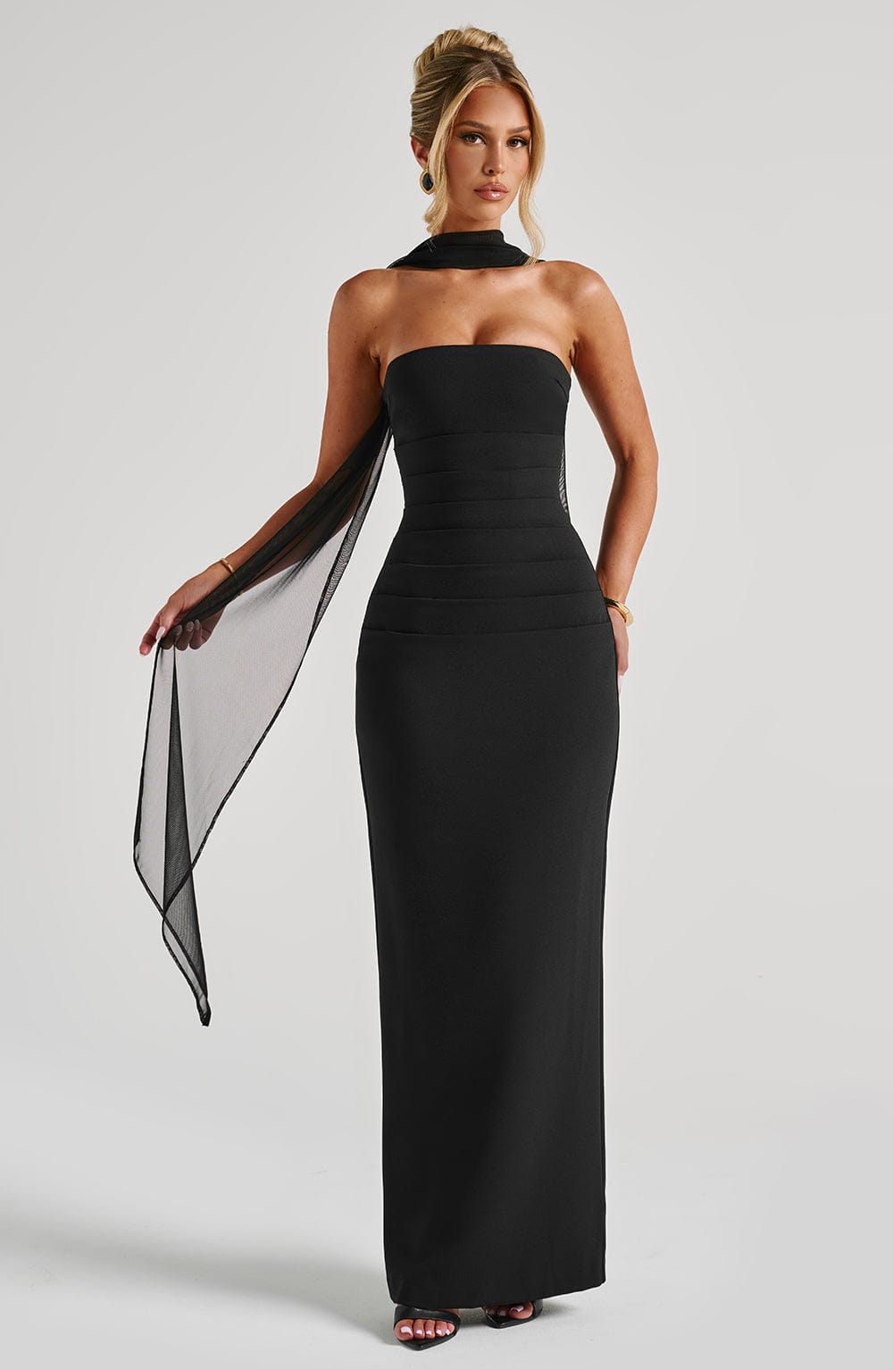 Lucia Maxi Dress - Black