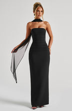 Lucia Maxi Dress - Black